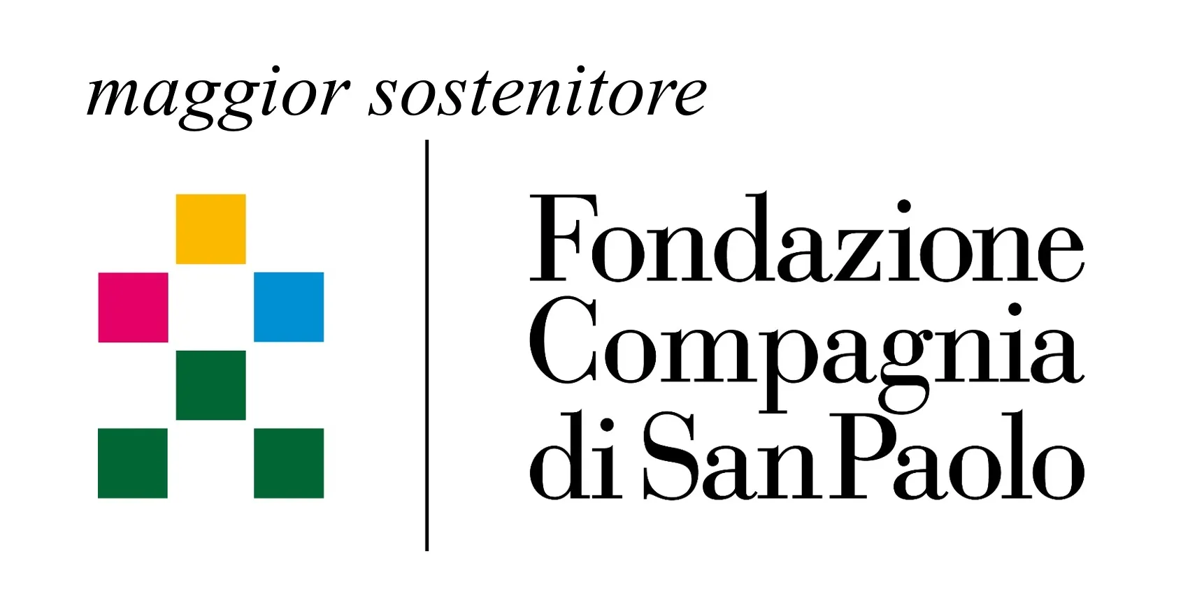 Logo Fondazione Compagnia di San Paolo Maggior sostenitore